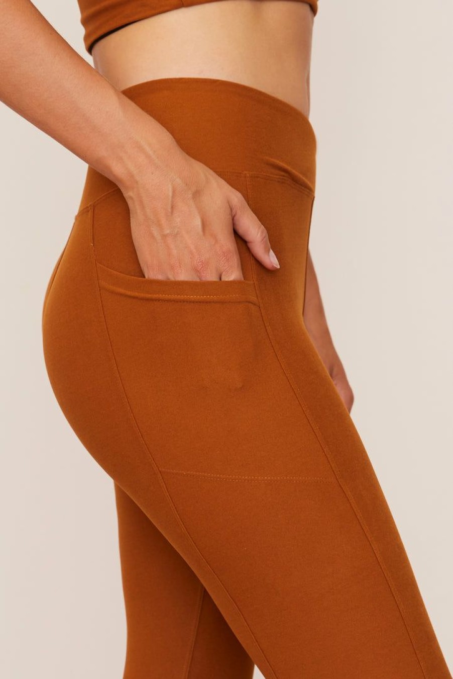 Apparel * | Wolven Turmeric Pocket Legging Home Page Tumeric