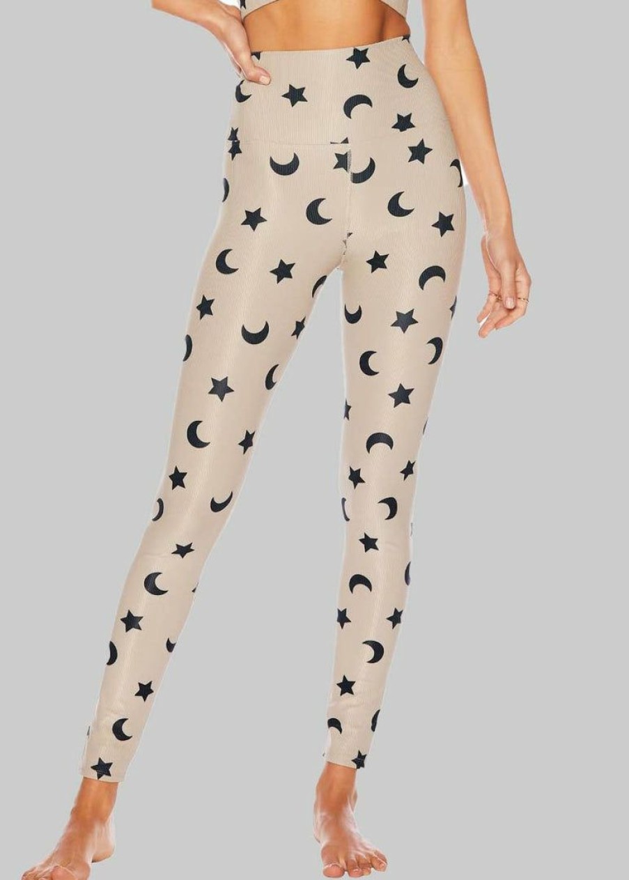 Apparel * | Beach Riot Ayla Legging Taupe Moon & Star