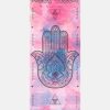 Featured * | Vagabond-Goods Camping Gear Hamsa Microfiber Yoga Towel Pink