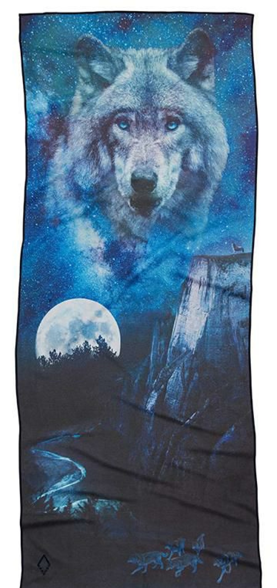 Featured * | Nomadix Camping Gear Mystic Wolf Towel