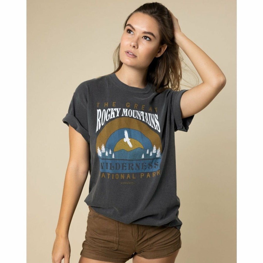 Apparel * | Wondery. Wondery Rocky Mountains Tee