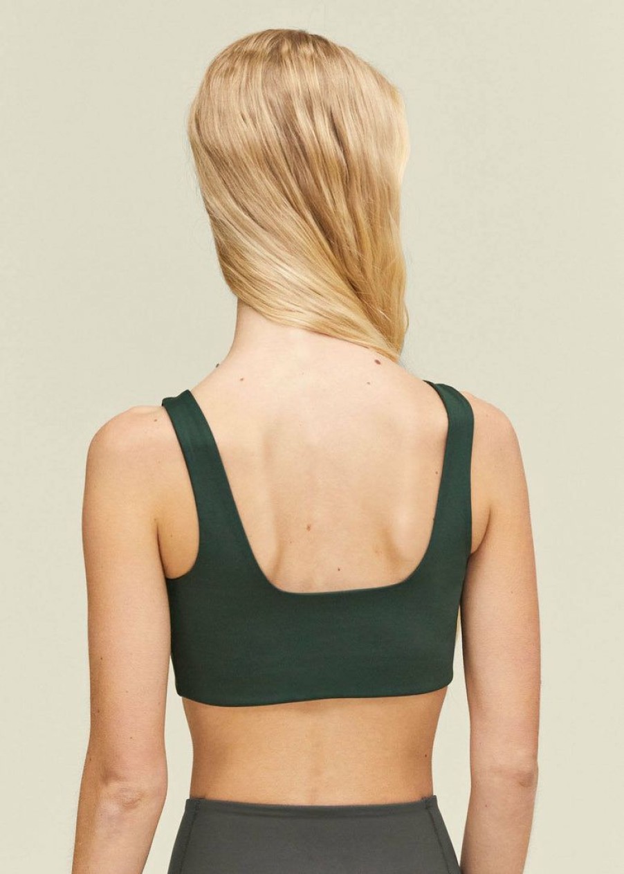 Apparel * | Girlfriend Collective Tommy Bra Moss