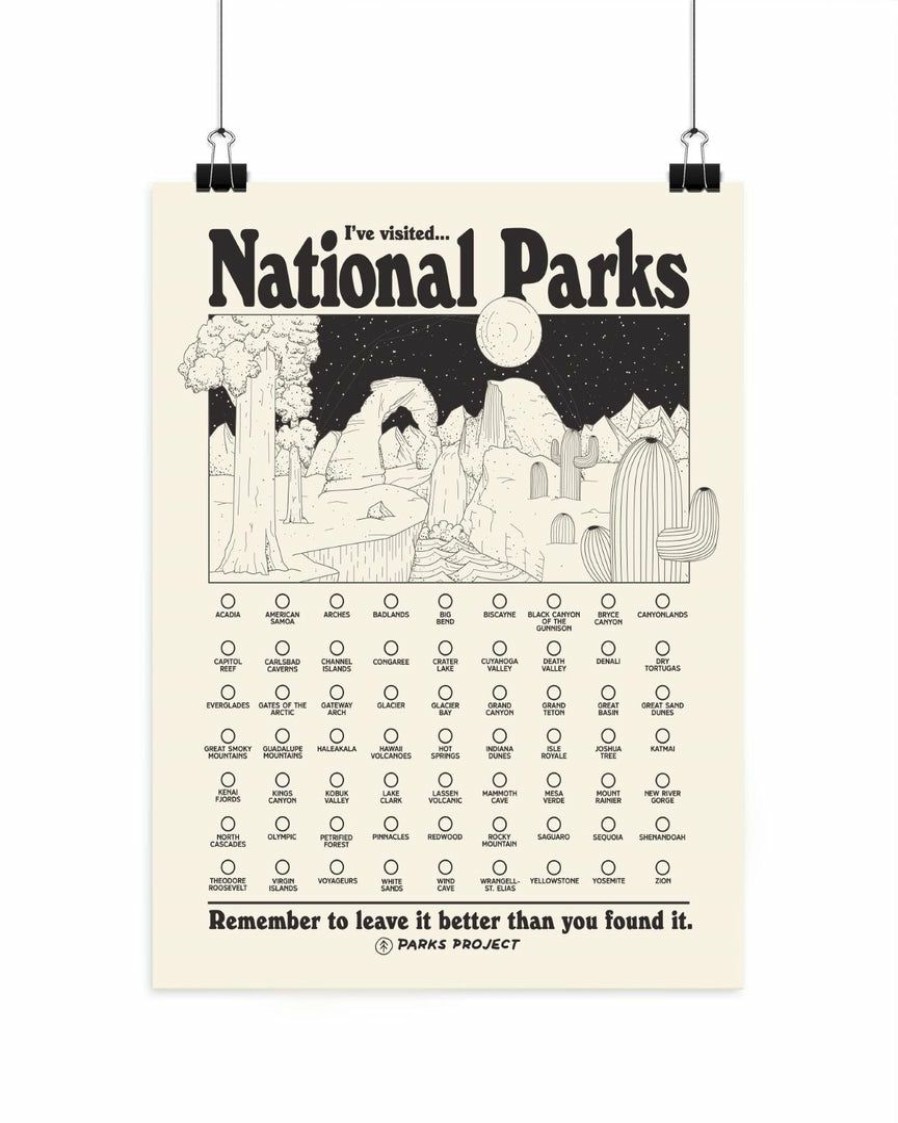 Featured * | Parks Project Adventure Responsibly National Parks Fill In Poster