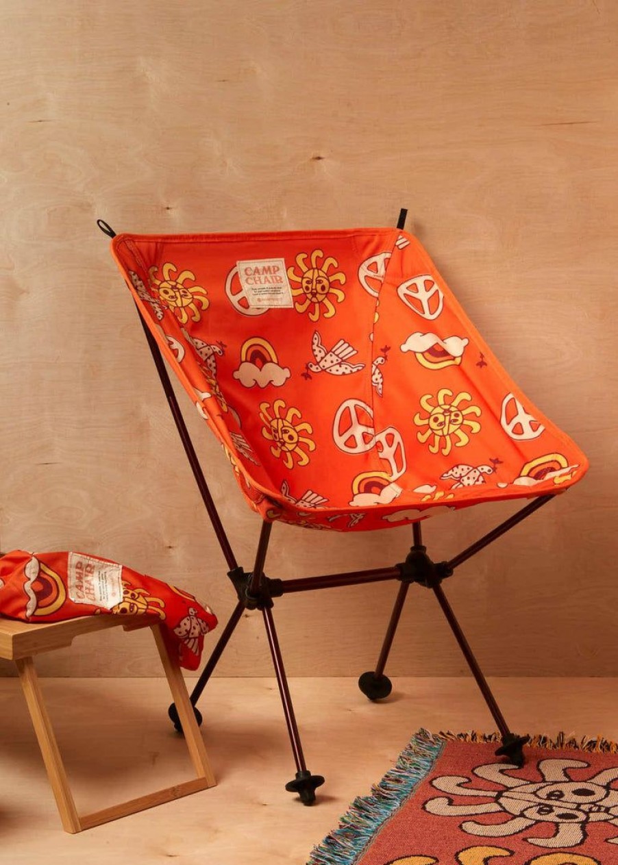 Featured * | Parks Project Fun Suns Packable Camp Chair Orange