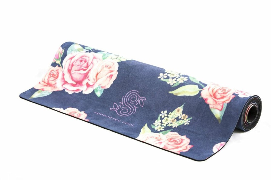 Gear & Wellness * | Supported Soul Supreme All-In-One Yoga Mat- Vintage Floral