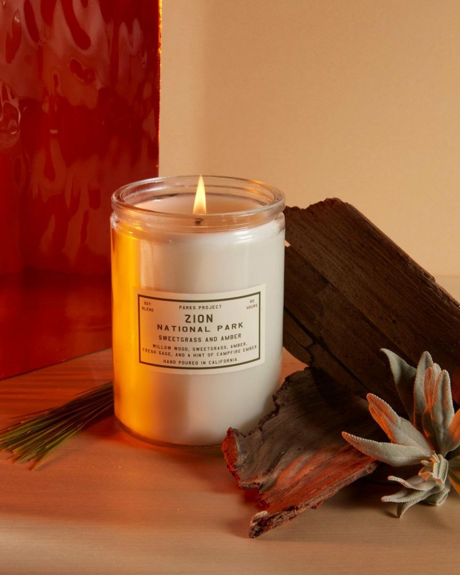 Gear & Wellness * | Parks Project Zion Sweetgrass And Amber Candle