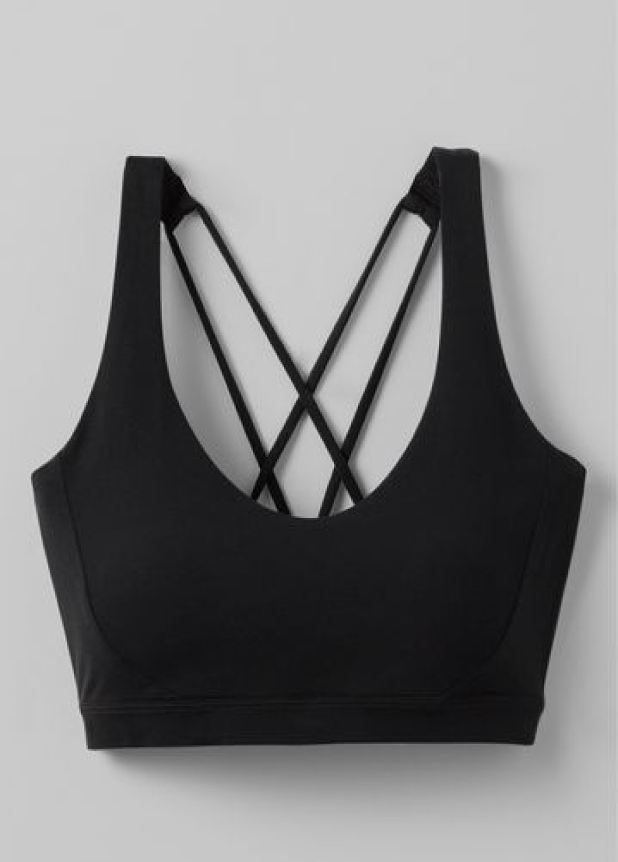 Apparel * | Prana Home Page Everyday Bra Black