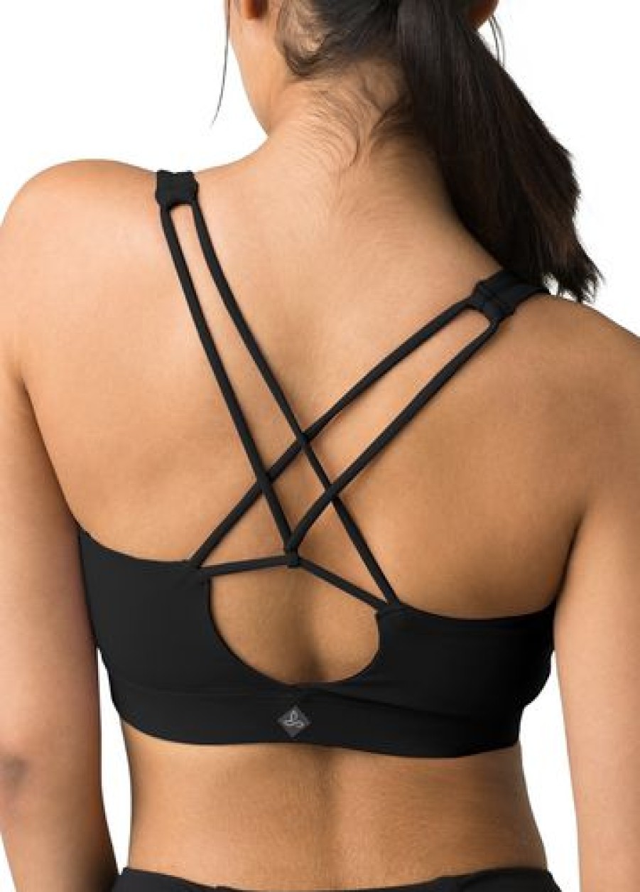 Apparel * | Prana Home Page Everyday Bra Black