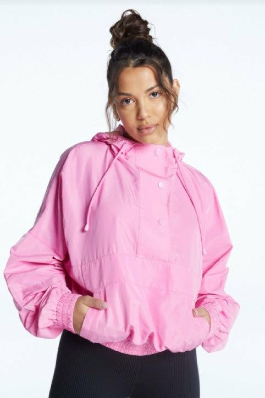 Apparel * | Home Page Year Of Ours Runyon Pull Over Windbreaker Pink