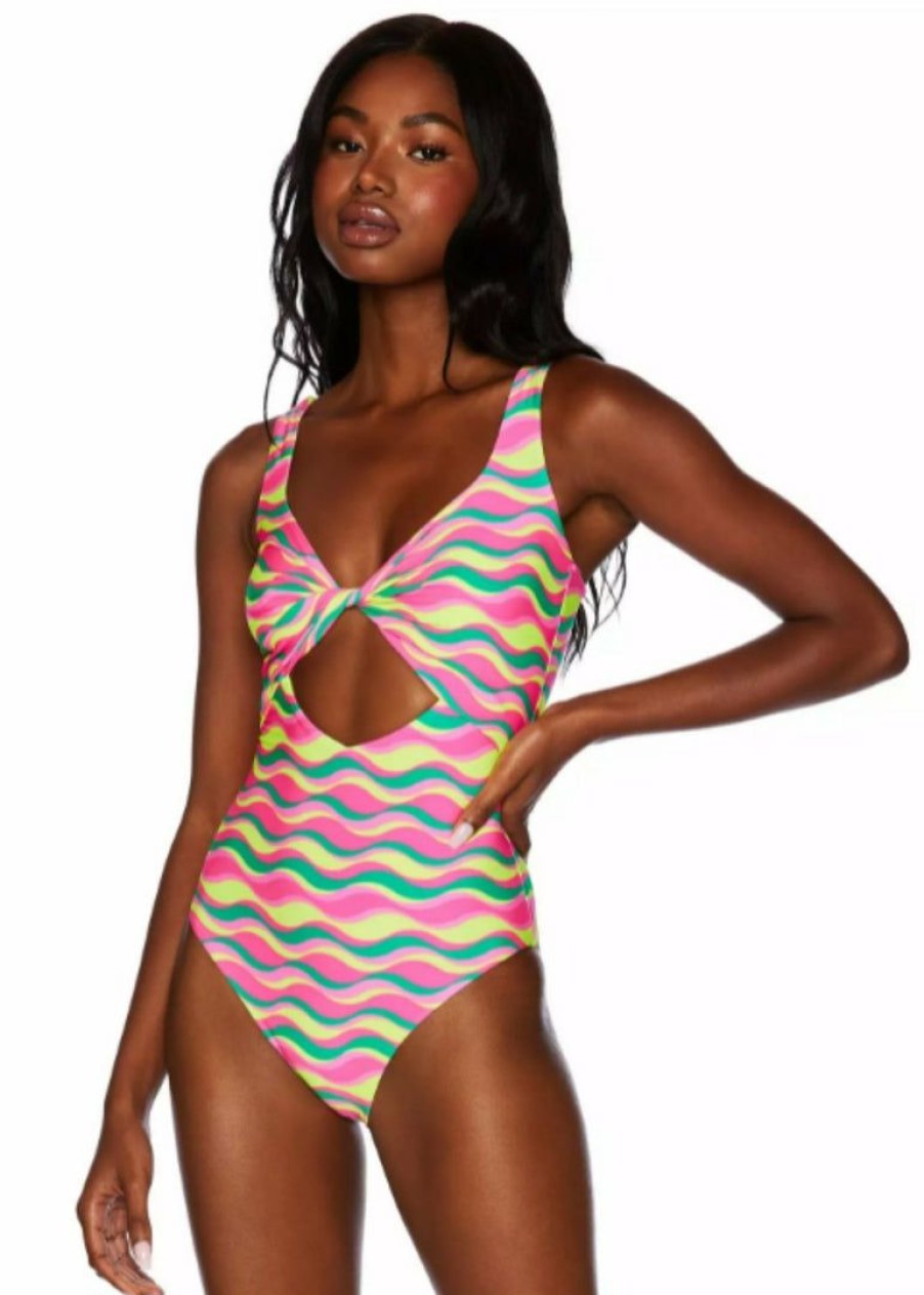 Apparel * | Beach Riot Tyler One Piece Swim Suit 90'S Wave Home Page 90S Wave