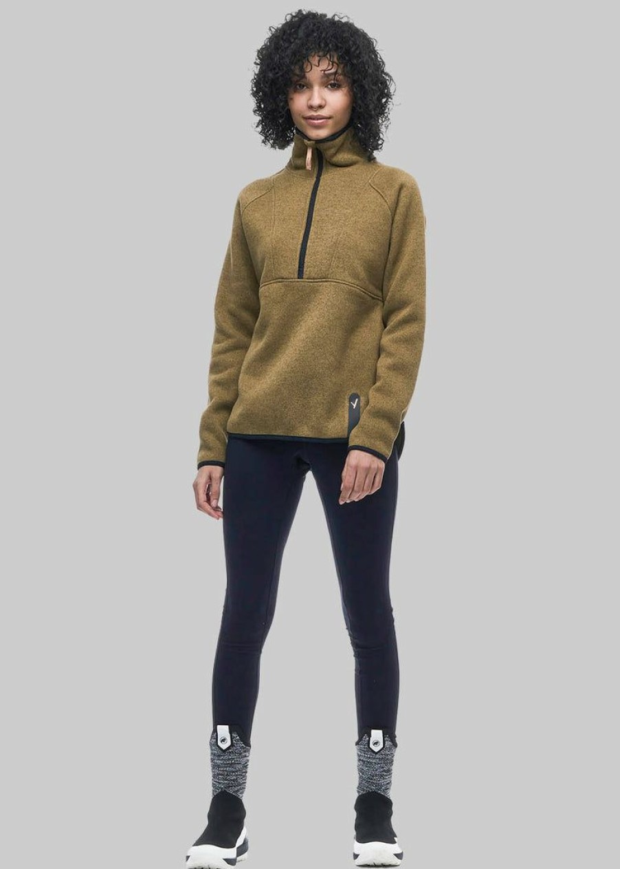 Apparel * | Indyeva Hiti Half-Zip Sweater Fleece Home Page Amber H