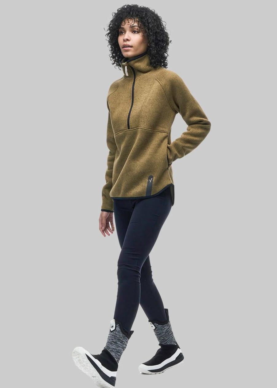 Apparel * | Indyeva Hiti Half-Zip Sweater Fleece Home Page Amber H