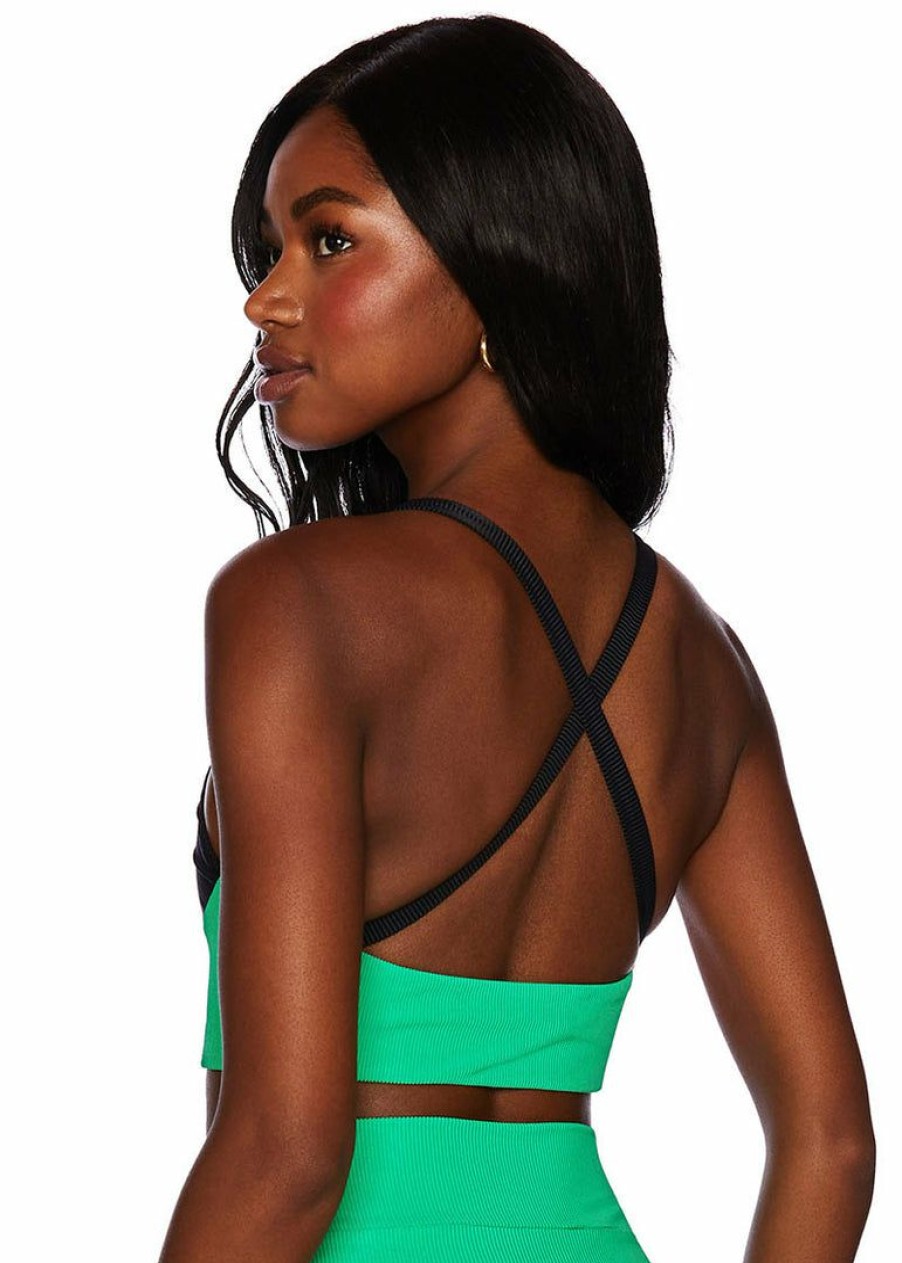 Apparel * | Beach Riot Norah Top Studio Lover Watermelon Colorblock