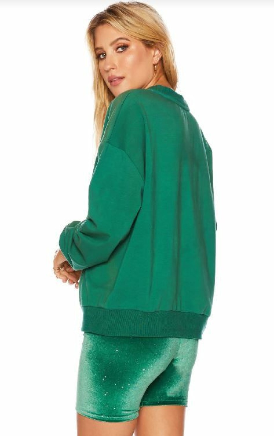 Apparel * | Beach Riot Bright Sweatshirt Home Page Ember Green