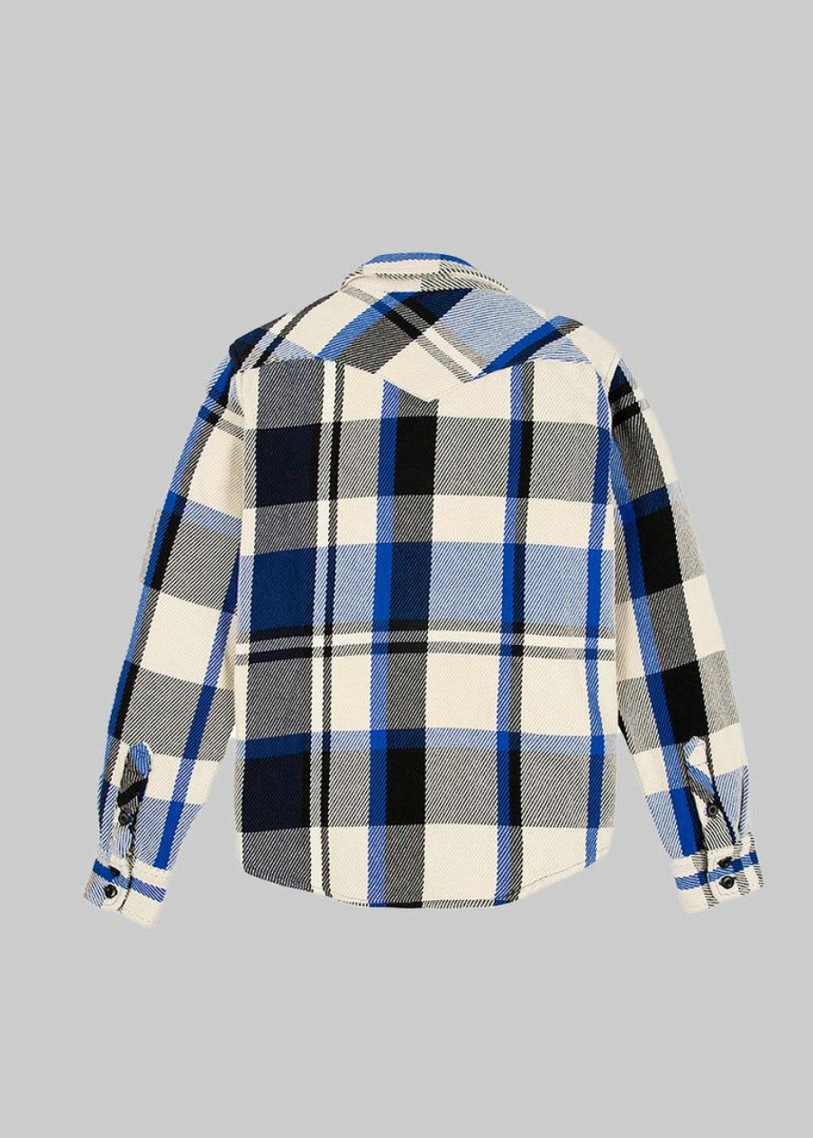 Apparel * | Topo Designs Mountain Shirt Heavyweight Women'S Home Page Natural/Black Plaid