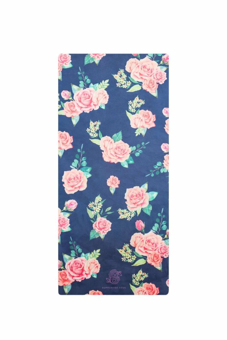 Gear & Wellness * | Supported Soul Home Page Supreme All-In-One Kids Yoga Mat Vintage Rose