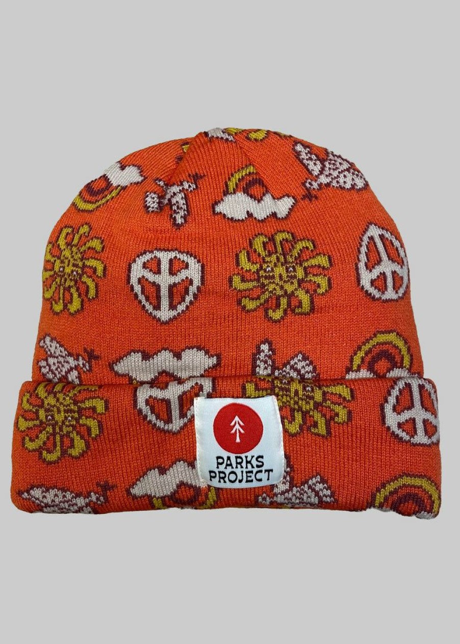 Accessories & Bags * | Parks Project Fun Suns Beanie Orange