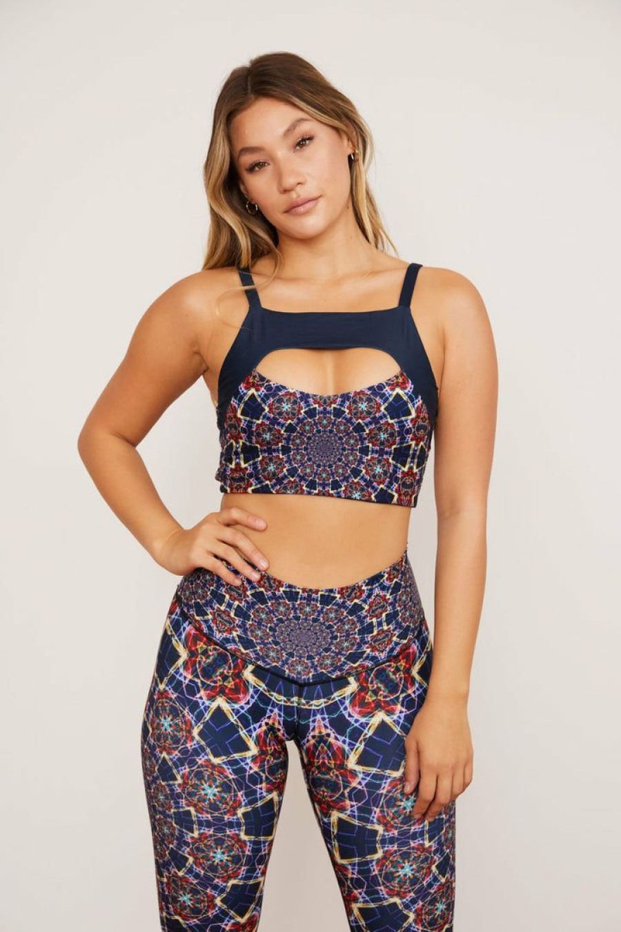 Apparel * | Wolven Reversible Four-Way Top Moonlight Mandala