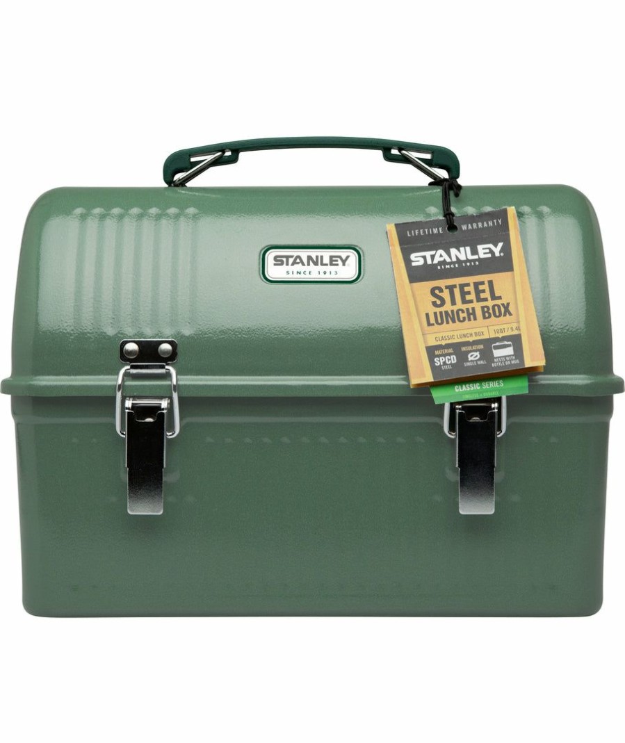 Featured * | Stanley Classic Lunch Box 10 Qt Camping Gear Hammertone Green