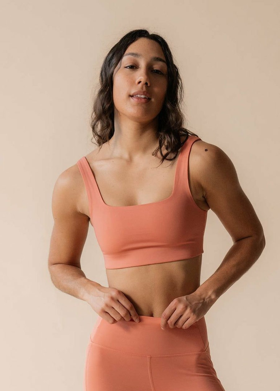 Apparel * | Girlfriend Collective Studio Lover Tommy Bra Primrose