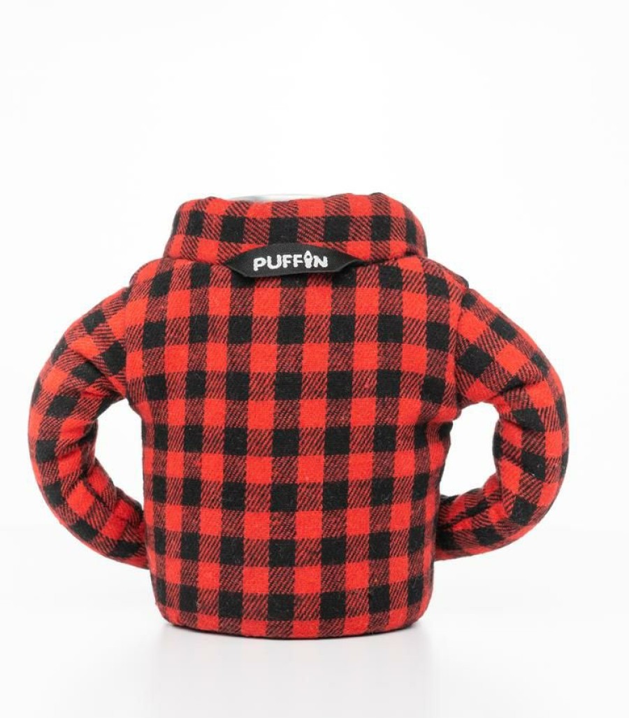 Featured * | Puffin Coolers- Beverage Flannel Camping Gear Red Flannel Jacket