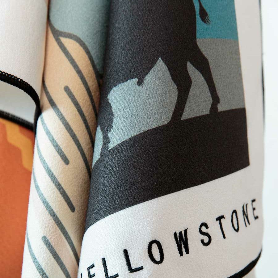 Featured * | Nomadix National Parks: Yellowstone Go-Anywhere Towel Camping Gear