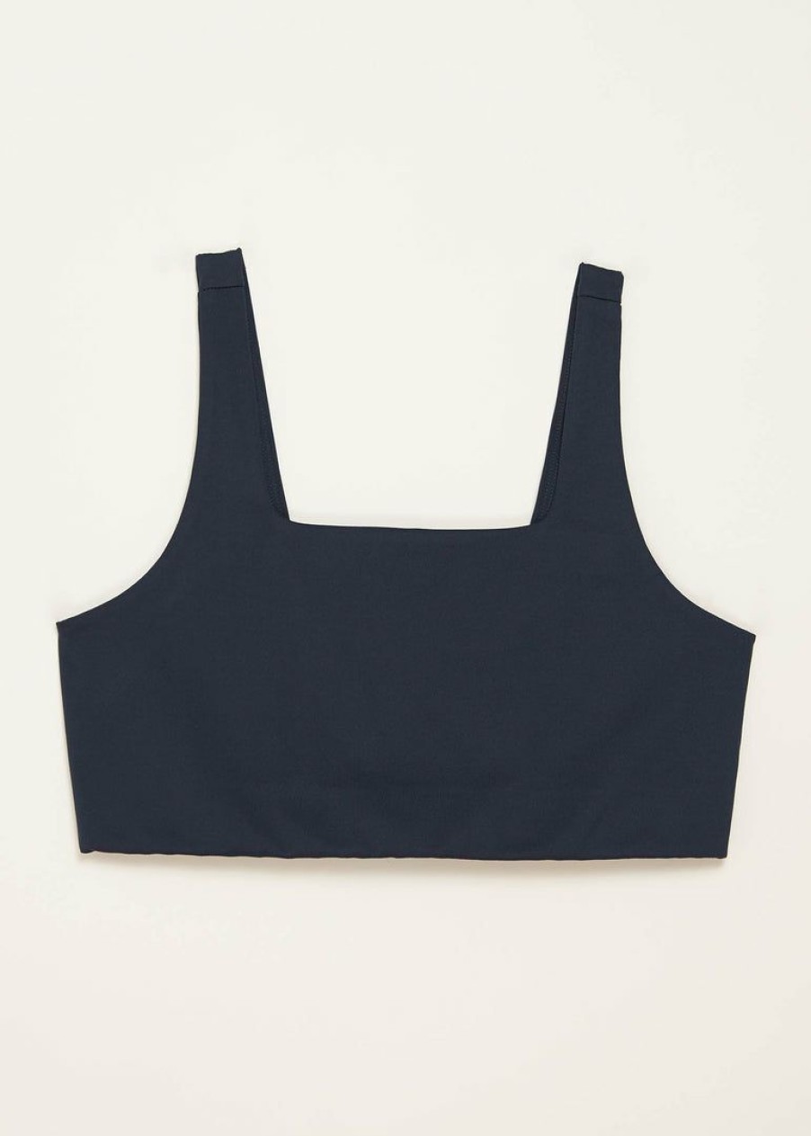 Apparel * | Girlfriend Collective Home Page Tommy Bra Midnight