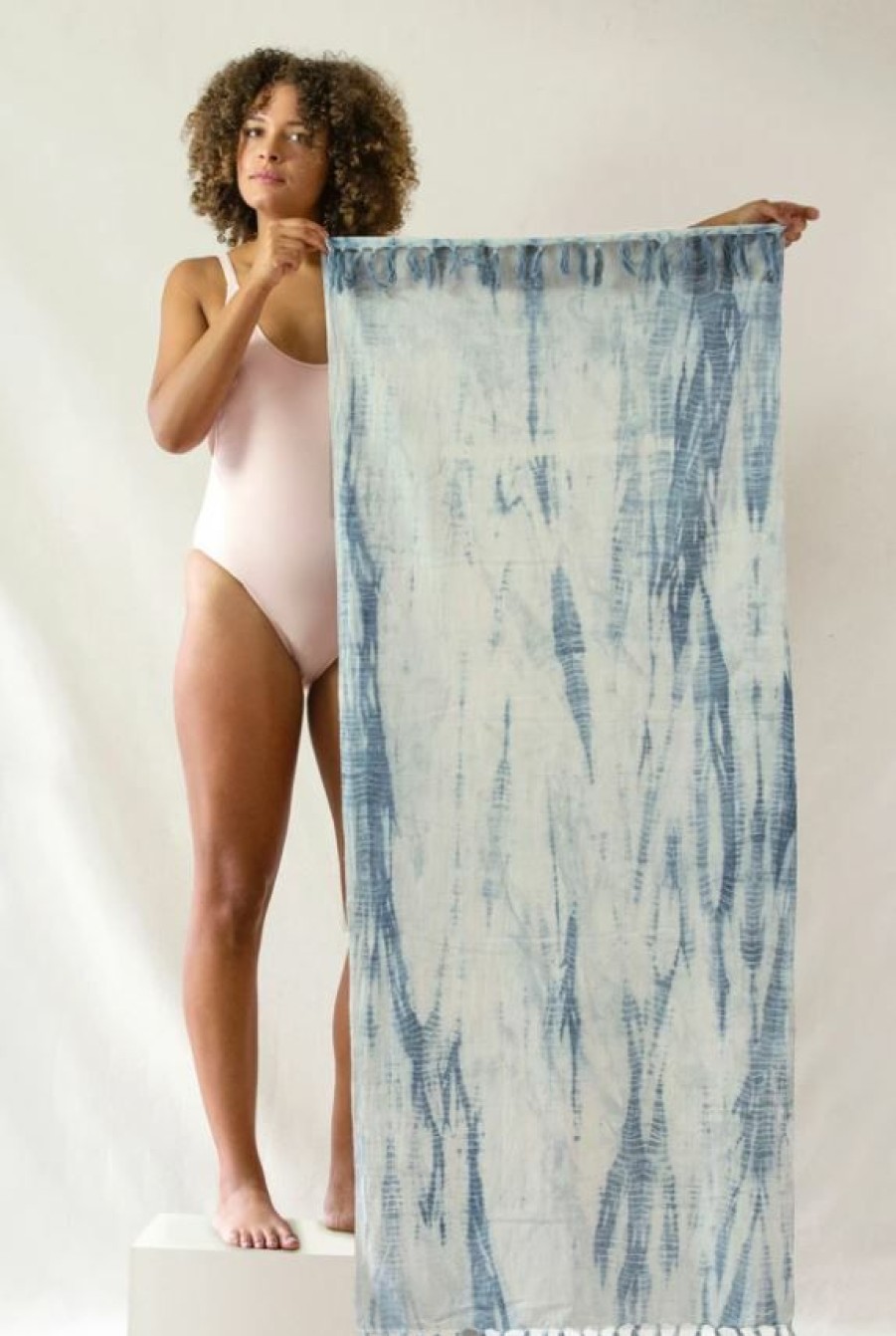 Featured * | Oko Living Shibori Yoga Towel *Limited Edition*