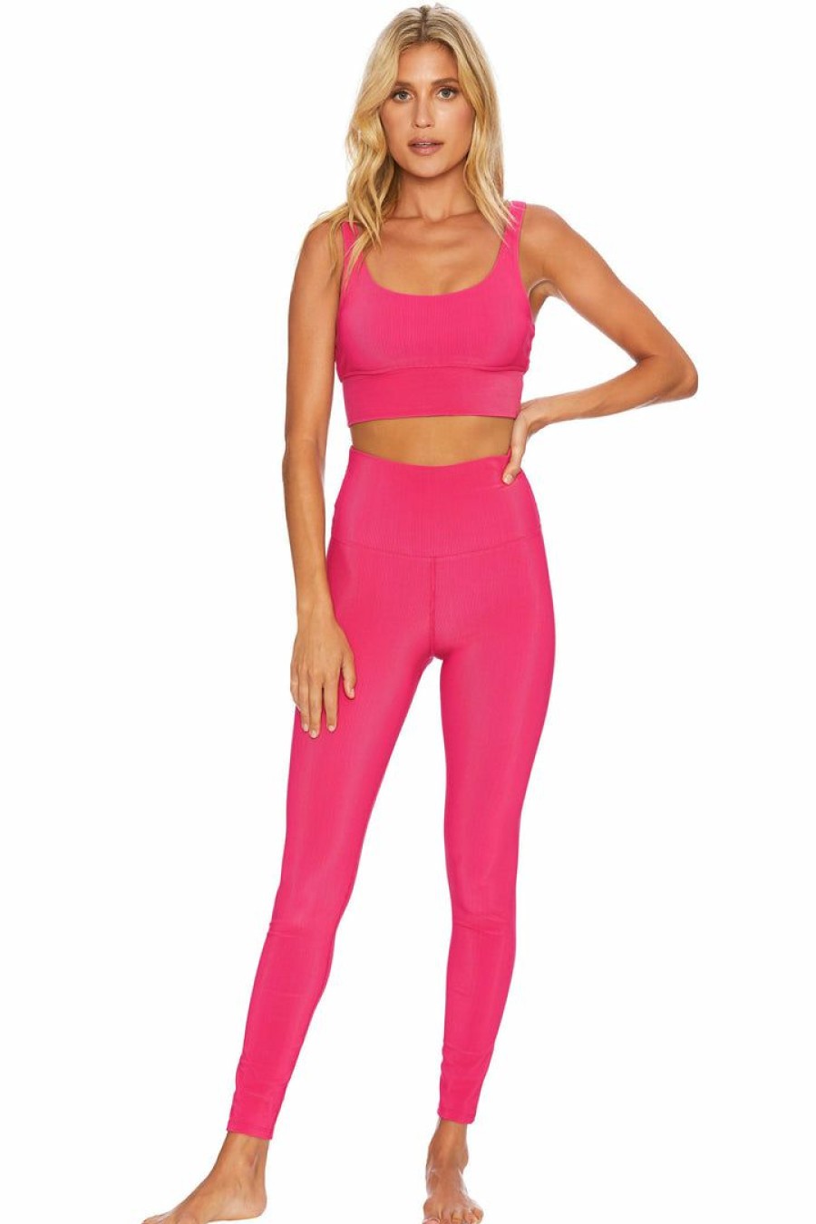 Apparel * | Beach Riot Ayla Legging Home Page Fuchsia