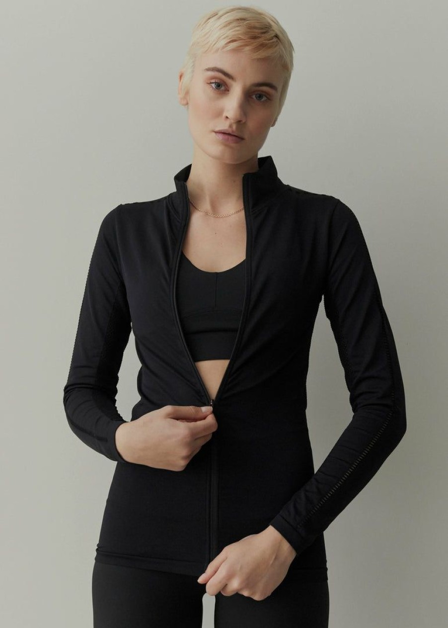 Apparel * | Varley Poinsetta Jacket- Final Sale Home Page Black