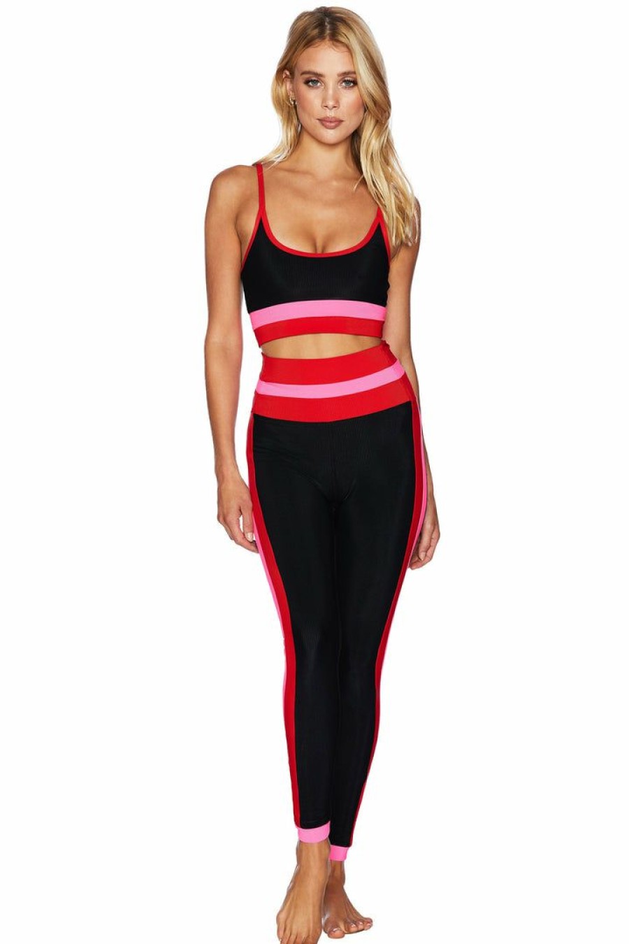 Apparel * | Beach Riot Melinda Legging Home Page Lipstick