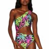 Apparel * | Beach Riot Home Page Celine 1 Piece Neon Palms