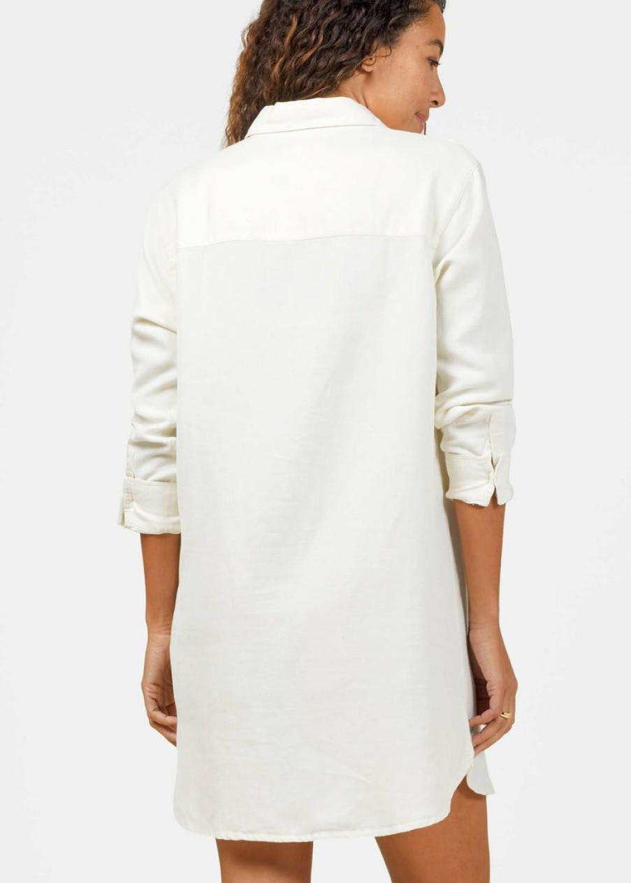 Apparel * | Outerknown Utility Shirt Dress Salt