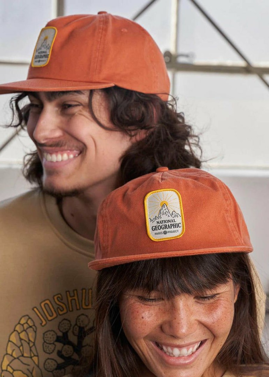 Accessories & Bags * | National Geographic X Parks Project Peaks Patch Hat Orange