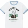 Apparel * | Parks Project Yellowstone Bear Party Ringer Tee Home Page White/Blue