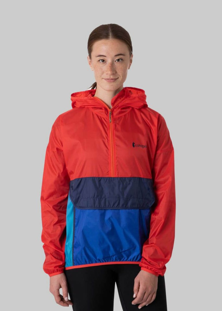 Apparel * | Cotopaxi Teca Windbreaker Halfzip Snack Attack