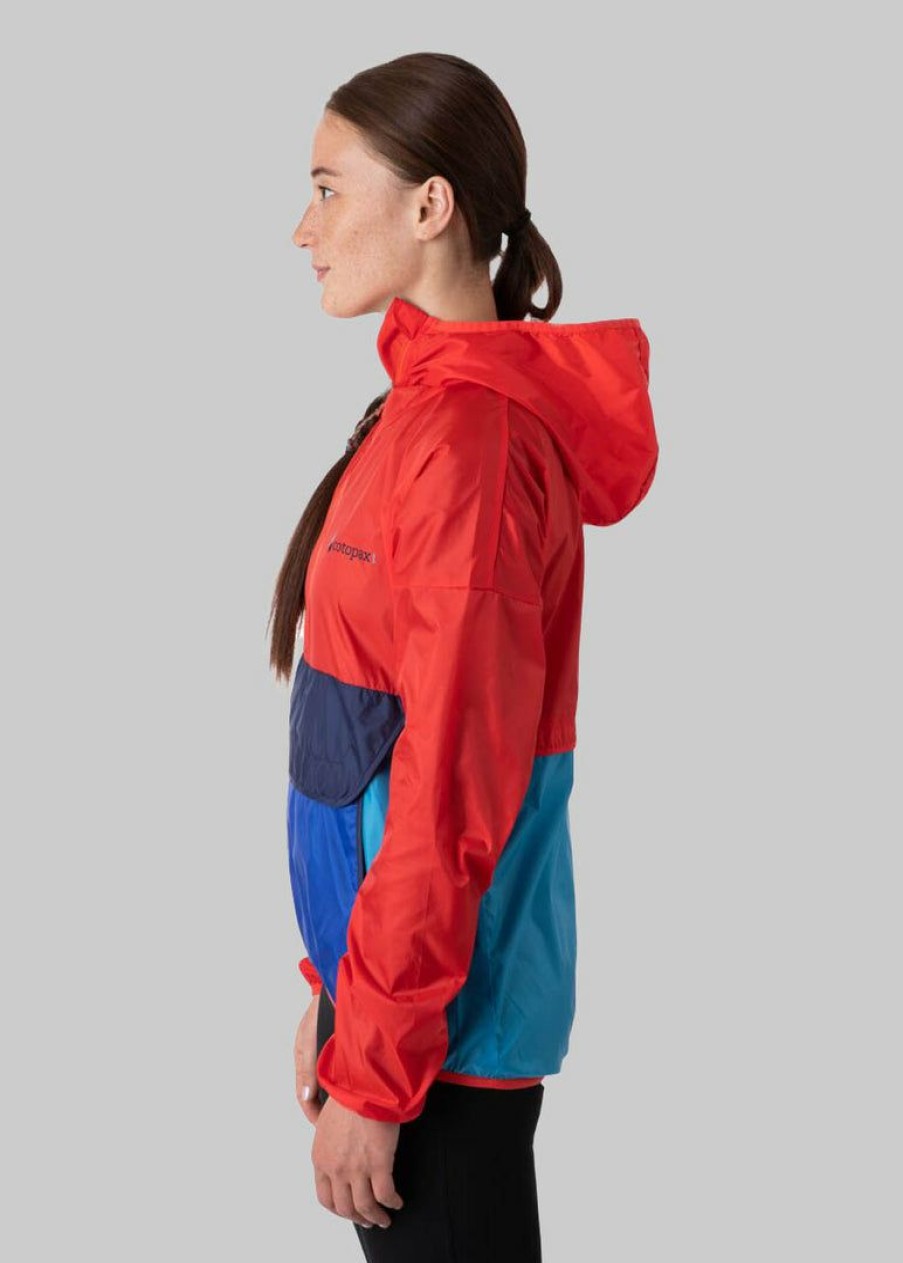 Apparel * | Cotopaxi Teca Windbreaker Halfzip Snack Attack