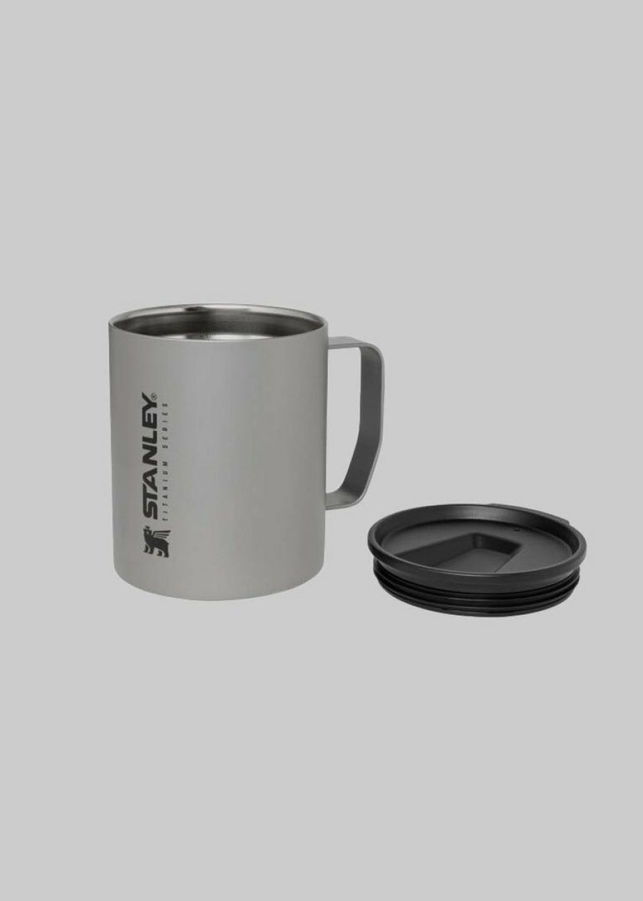 Featured * | Stanley Titanium Camp Mug | 12 Oz Sandblasted