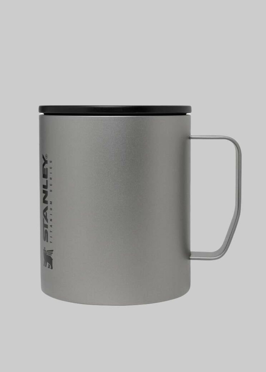 Featured * | Stanley Titanium Camp Mug | 12 Oz Sandblasted