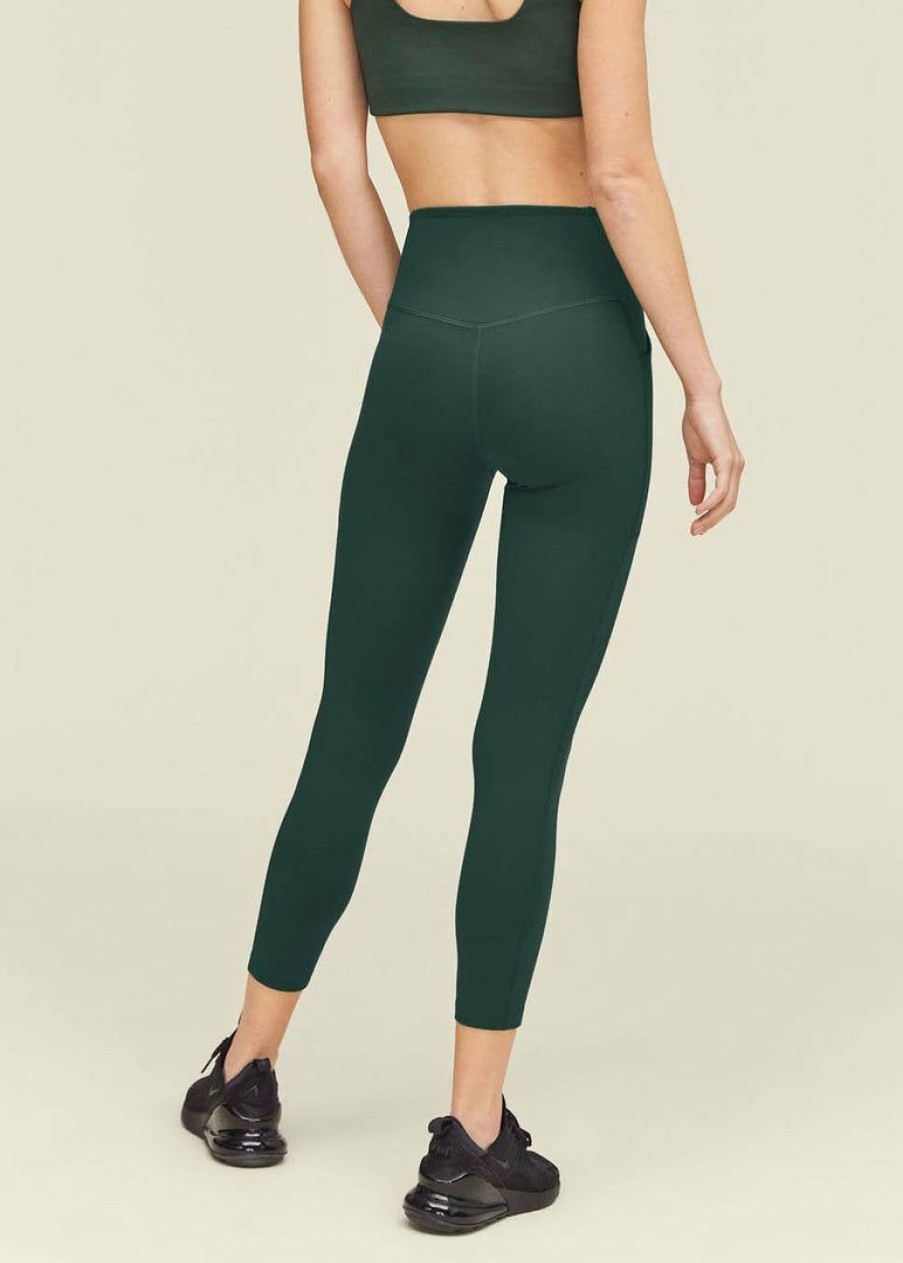 Apparel * | Home Page Girlfriend Collective High-Rise Pocket Legging Moss