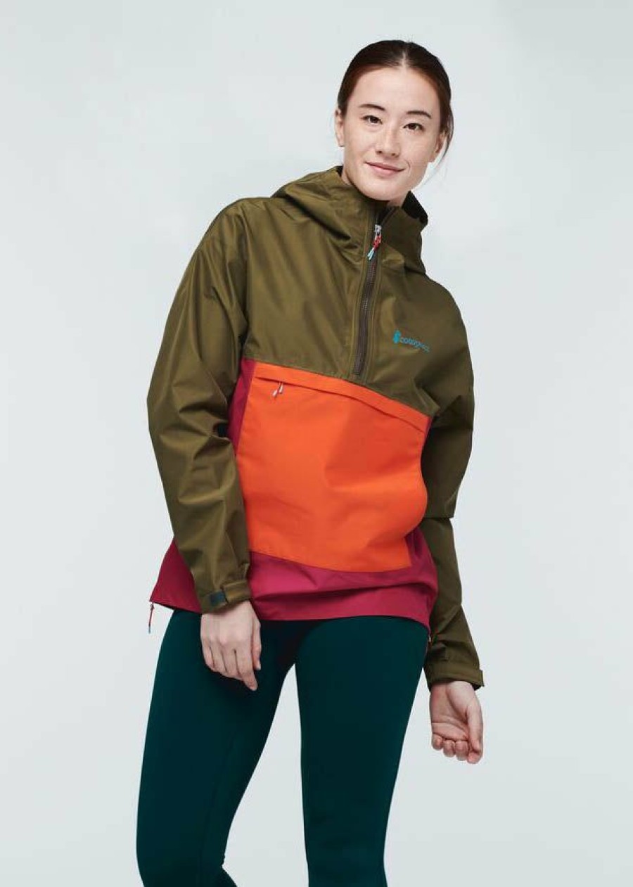 Apparel * | Cotopaxi Cielo Rain Anorak- Womens Oak