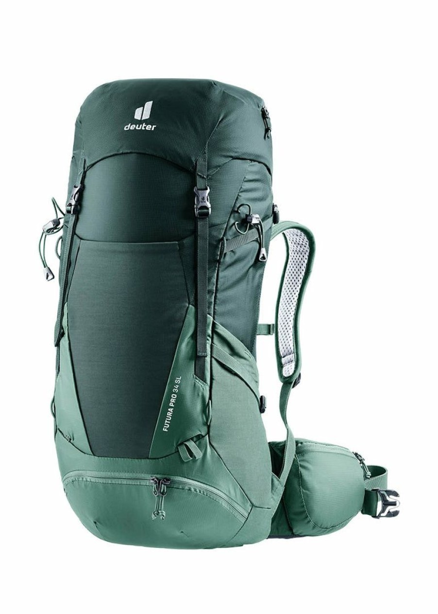 Featured * | Bags Deuter Futura Pro 34 Sl- Hiking Backpack Forest-Seagreen