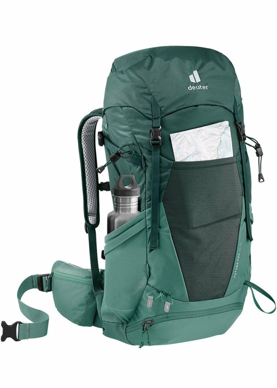 Featured * | Bags Deuter Futura Pro 34 Sl- Hiking Backpack Forest-Seagreen