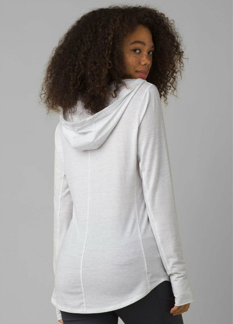 Apparel * | Prana Home Page Sol Protect Hoodie Soft White