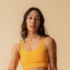 Apparel * | Girlfriend Collective Paloma Bra Studio Lover Golden Glow