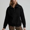 Apparel * | Varley Rogers Half Zip Jacket Home Page Black