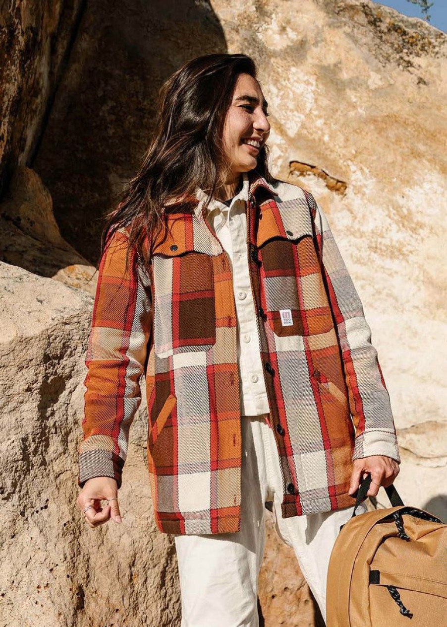 Apparel * | Topo Designs Mountain Shirt Jacket Womens