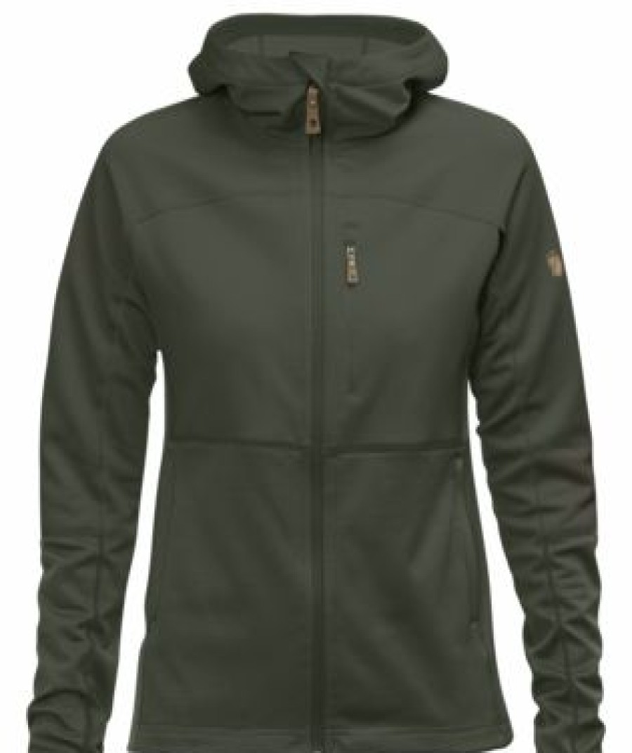 Apparel * | Fjallraven Fjallraven Abisko Trail Fleece- Women'S Home Page Deep Forest