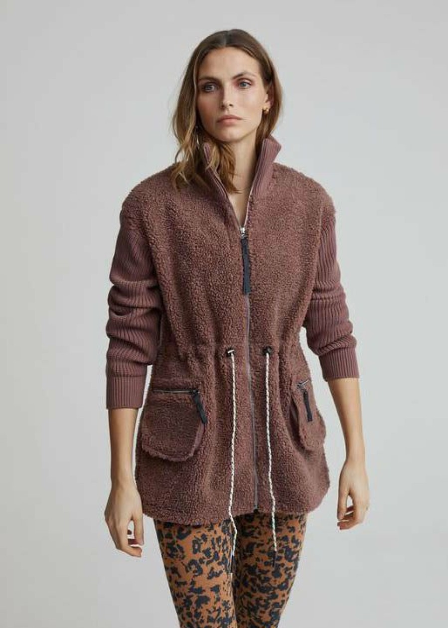 Apparel * | Varley Westwood Jacket Home Page Nutmeg