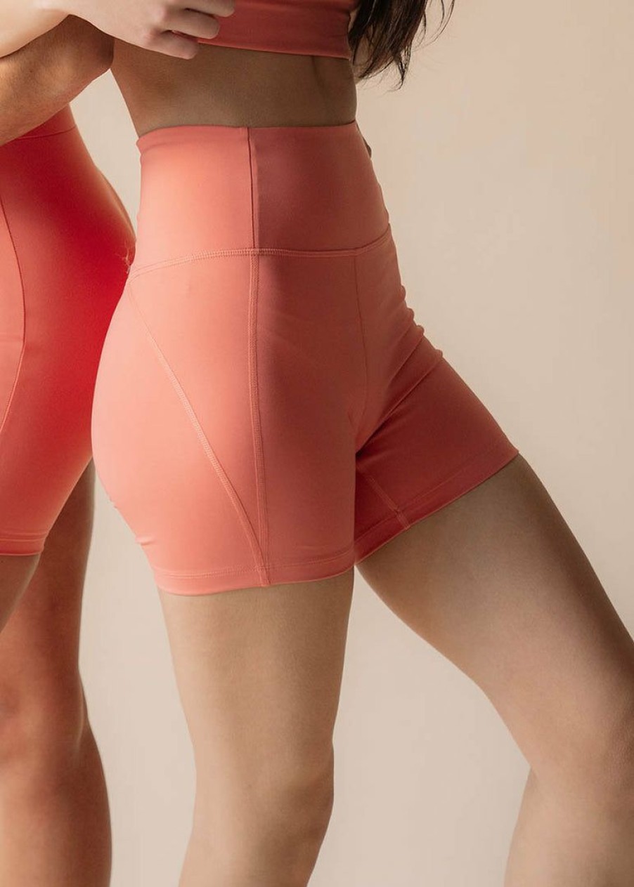 Apparel * | Girlfriend Collective High-Rise Run Short Studio Lover Primrose